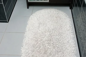 Mass- und Sonderanfertigungen - Ovaler Badezimmer Teppich nach Maß